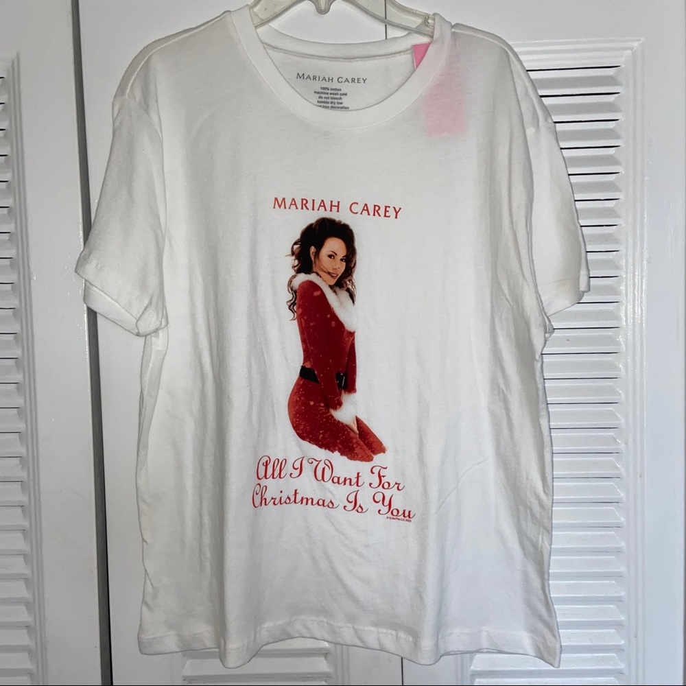 Mariah Carey All I Want For Christmas Tshirt - Picture 3 of 5